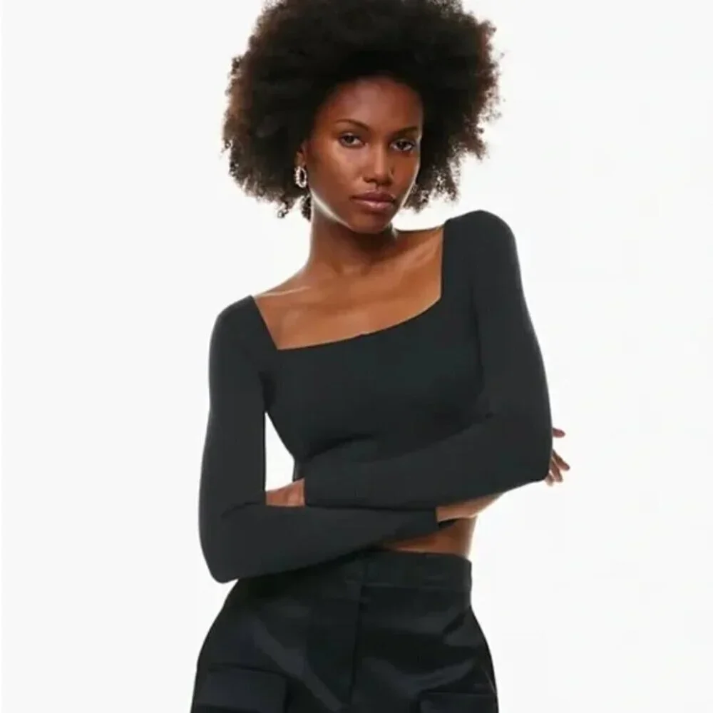 Aritzia Babaton Contour Reframe Bustier Black Size Medium